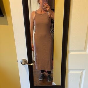 Old Navy Tan Sleeveless Dress